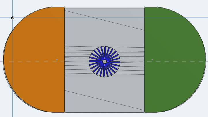 Indian Flag P1s Plug