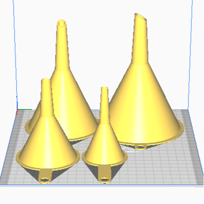 Funnels (Large, Medium, Small, Extra Small)