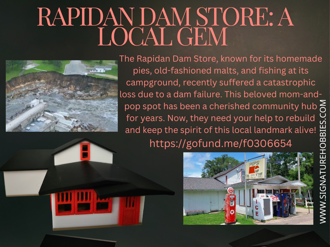 Rapidan Dam Store HO Scale model