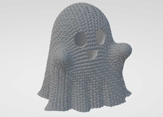Adorable Knitted Ghost
