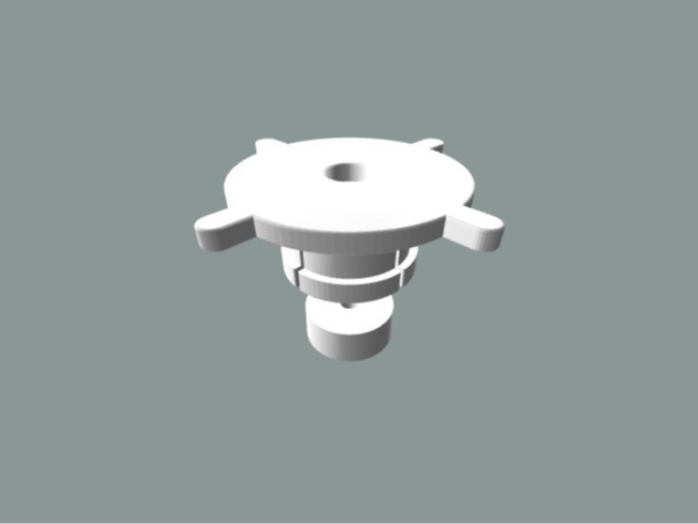 Vacuum plug for CNC bed