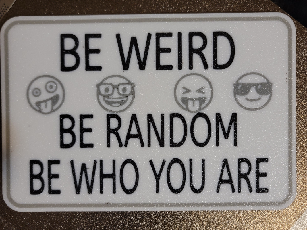 Be Weird