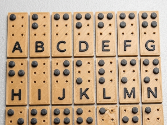 Alfabeto Braille Cecografia
