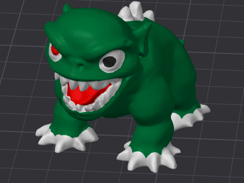 Scary funny monster
