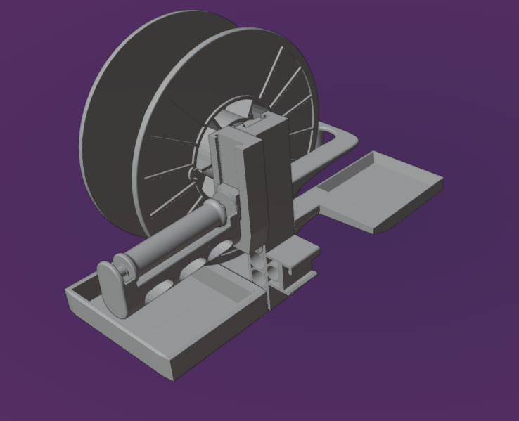 RC3S-Rotated Customizable Spool Support Structure
