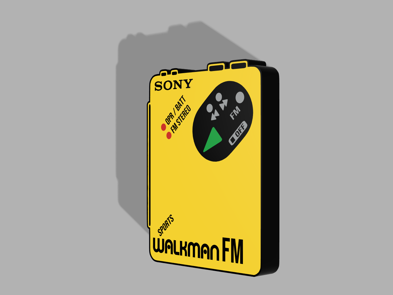 Retro Walkman LED Lightbox Sign
