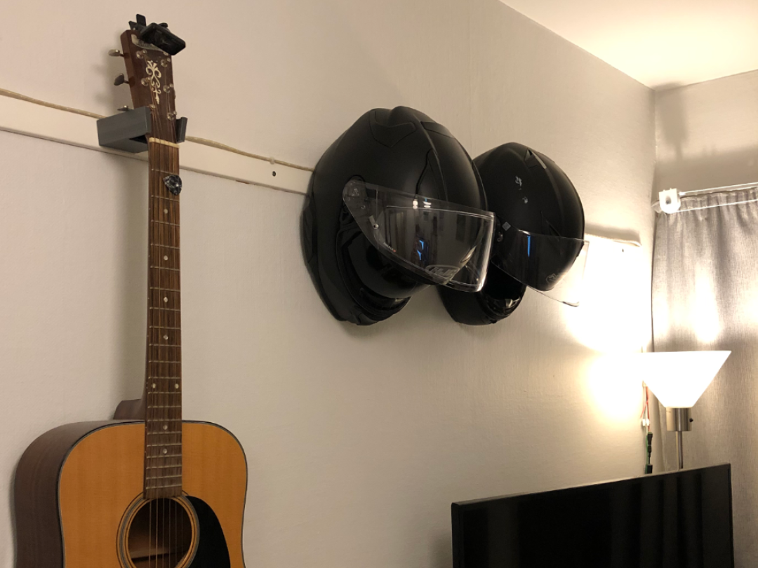Helmet Mount for Motorcycle Helmet
