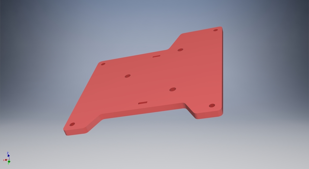 Properly Spaced TronXY (X1) Y-Axis Plate