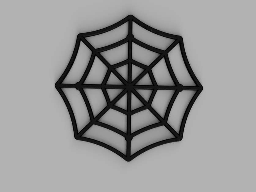 Spider Web Coaster with Feet
