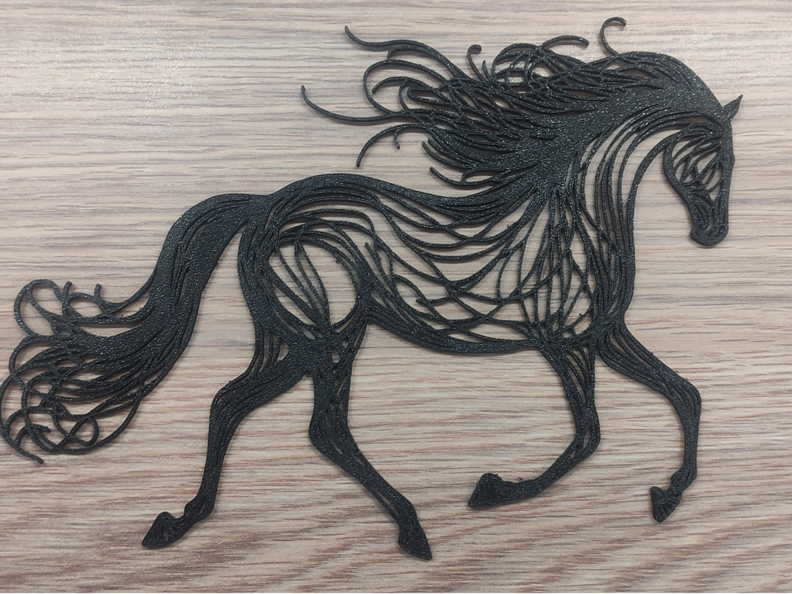 Running horse model