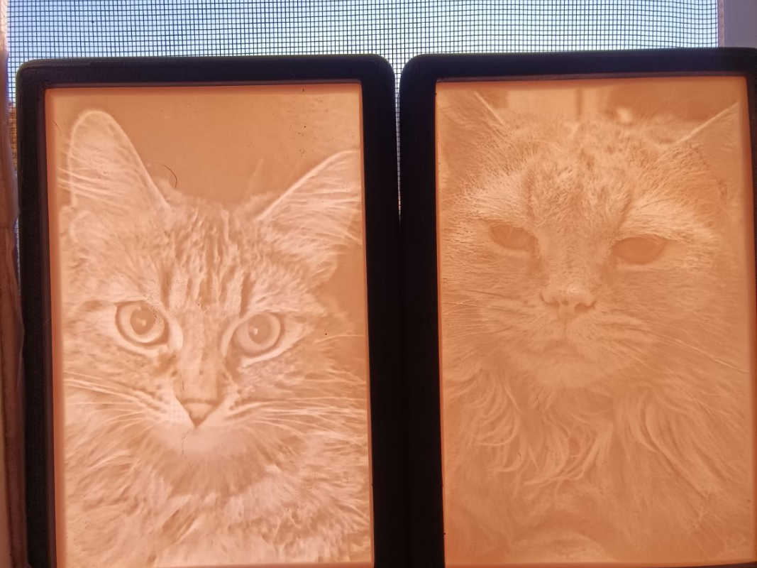 100x150 frame with led strip recess
