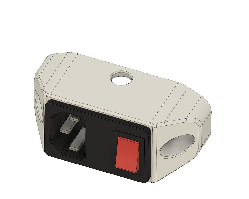 C14 Mini Power Socket Mount