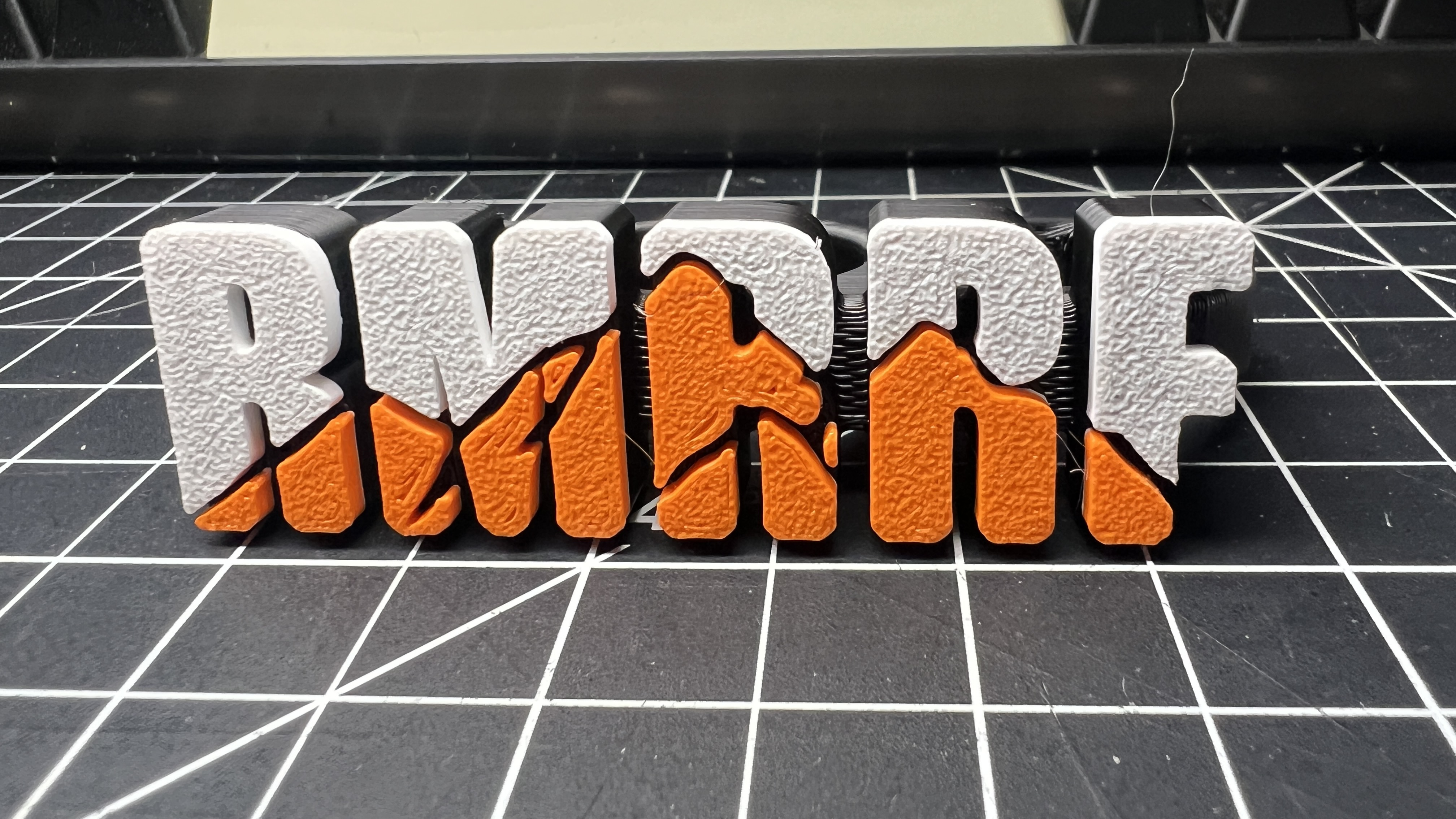 Rocky Mount RepRap Fest - Mtn Silhouette - Letters