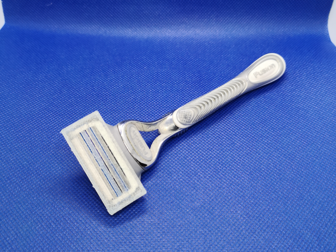 Razor blade protector for a Gillette Fusion shaver
