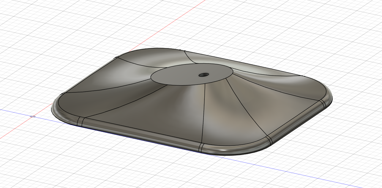 KEF LSX Desk pad / Tischstandfuß