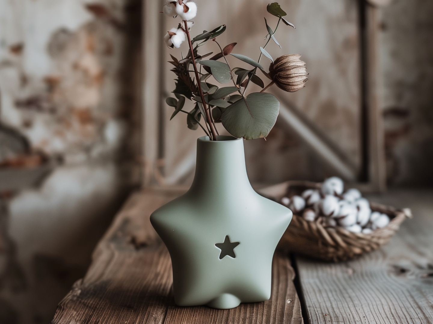 Christmas Star Vase for Festive Decor