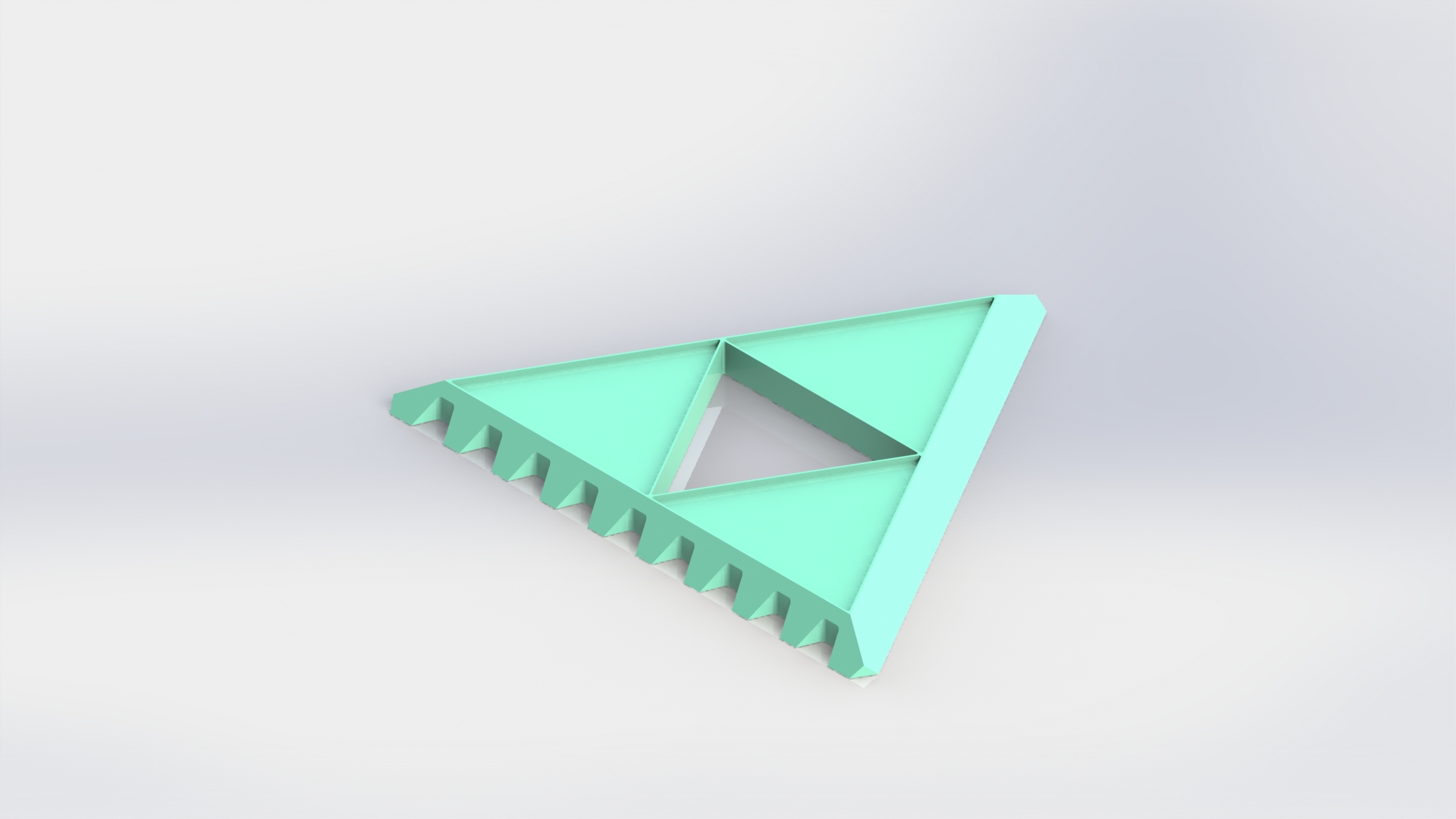 Triforce ice scraper