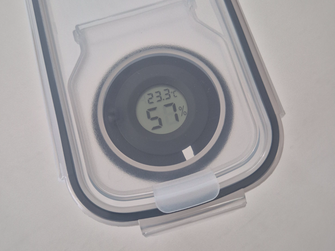 Hygrometerhalter für Getreideboxen 4L für Filament