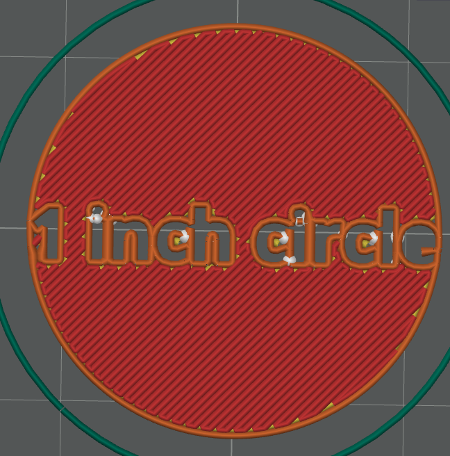 1 inch circle