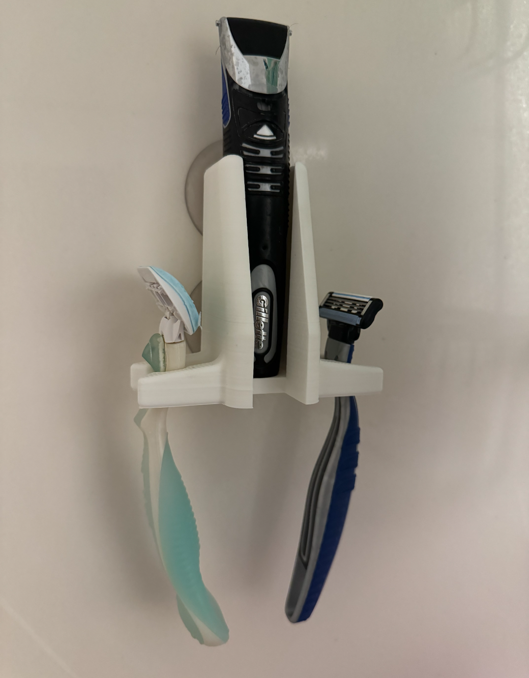 Gillette Styler Suction Cup Holder w/ Razor Hanger