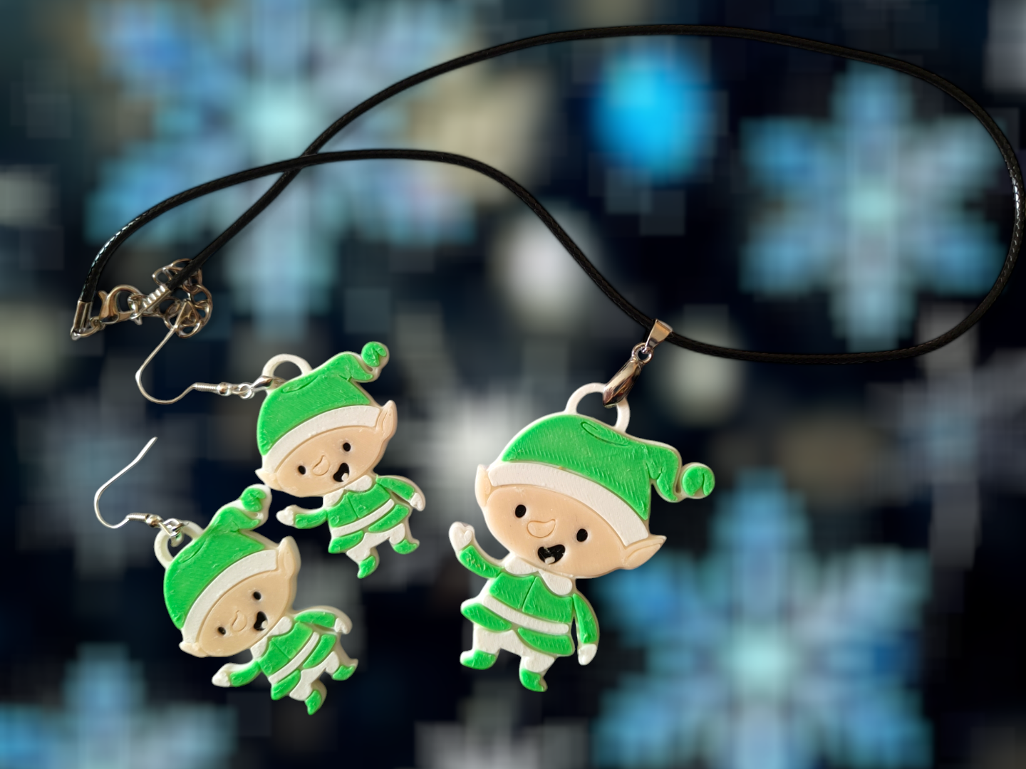 Cute Elf - Earrings and Necklace