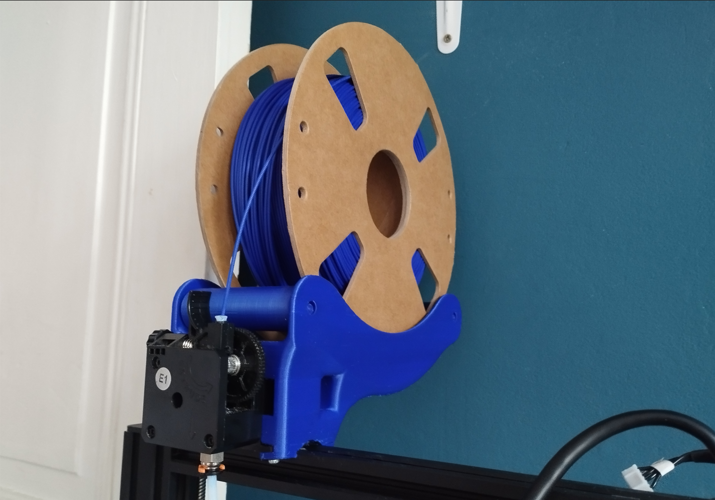 Bambulab effect coil holder for Wanhao d12