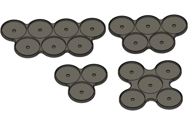 40mm movement tray