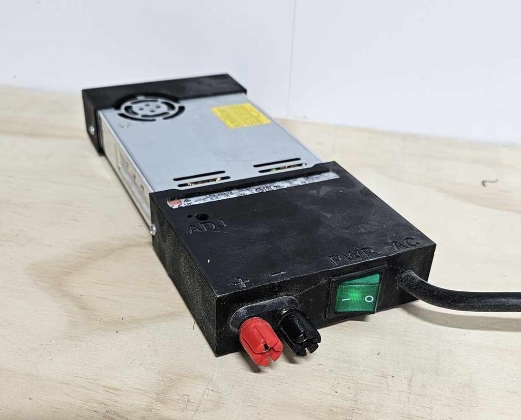 Bench power supply housing for MeanWell LRS 350