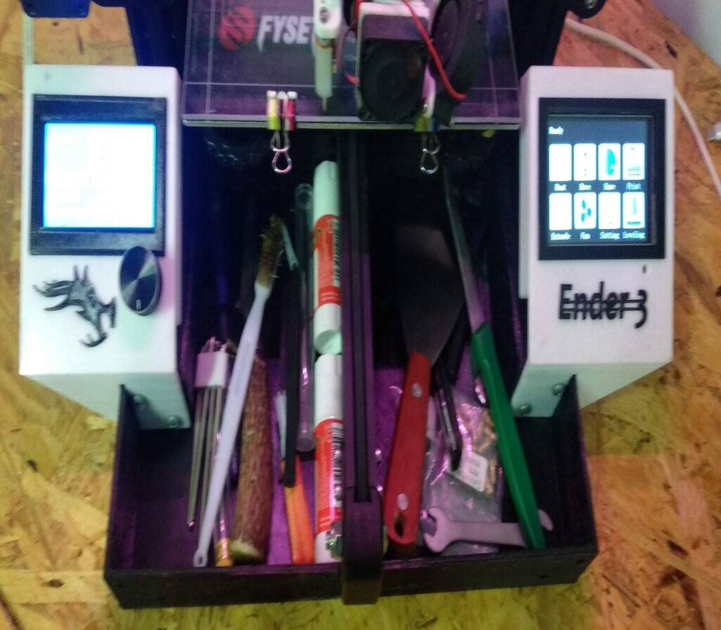 Ender 3 SKR 1.3, Mini 1.1 and RPi 3 Case