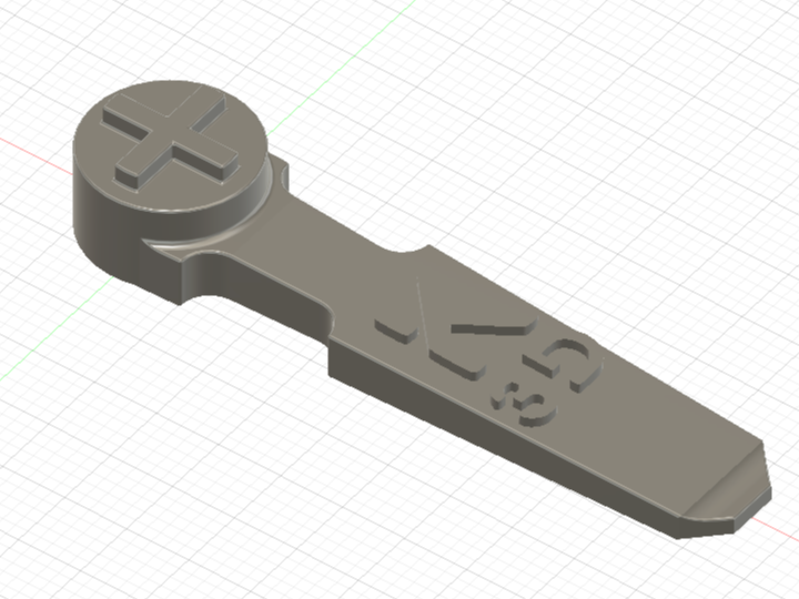 SRO Battery cap key multi-tool