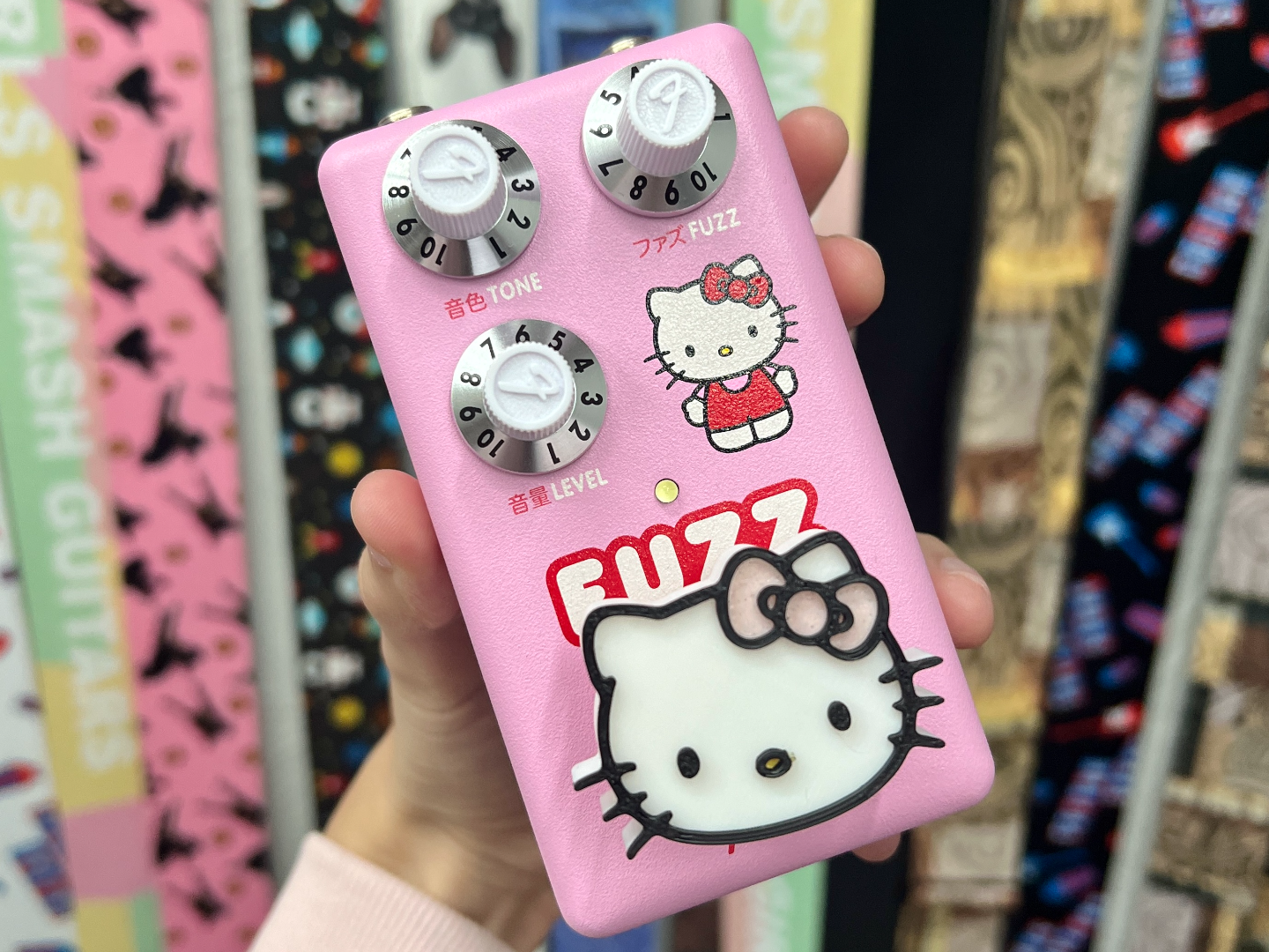 Hello Kitty Fuzz Guitar Pedal Kitty Face Topper