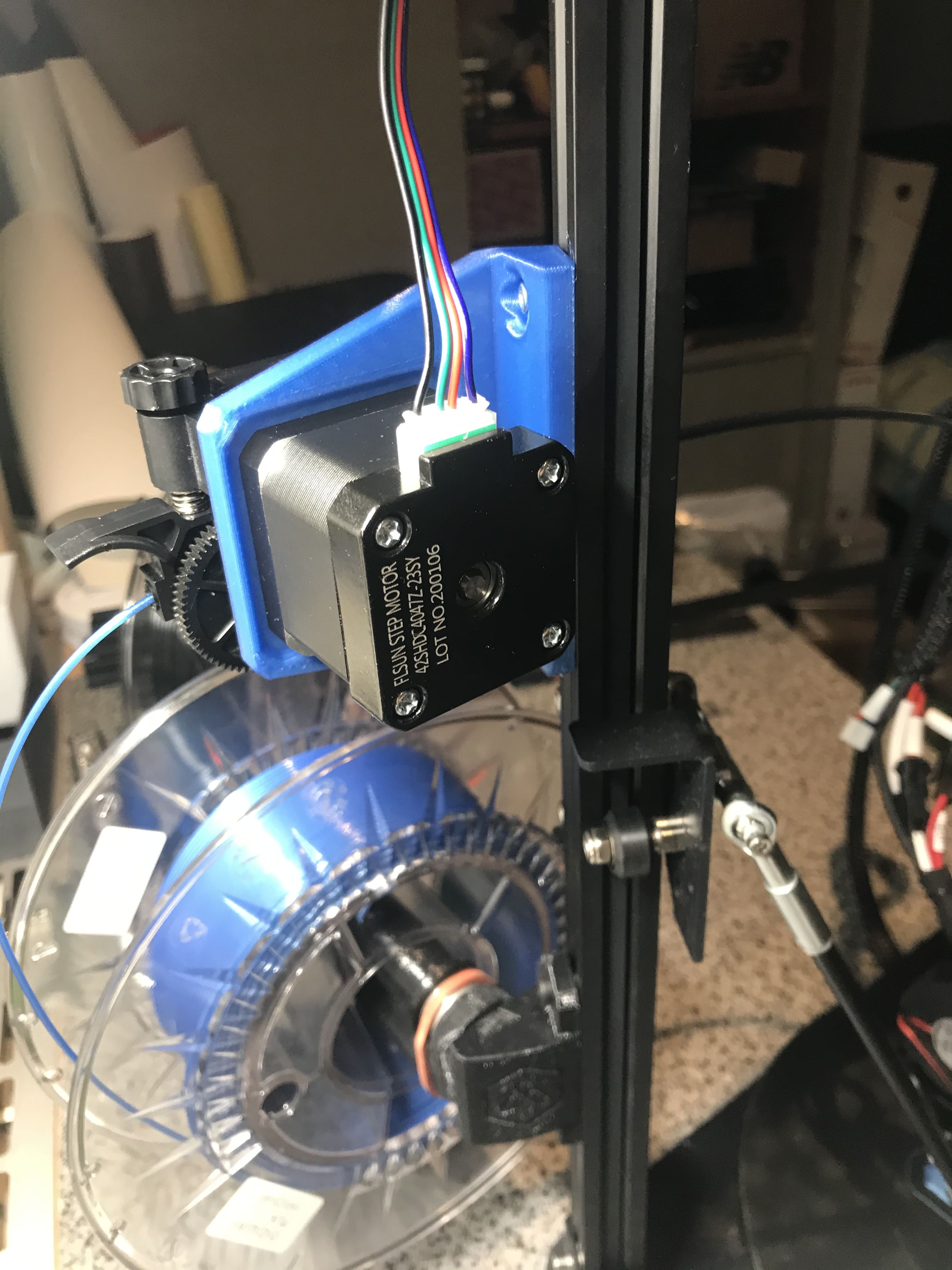 FLSun Q5 Extruder on side
