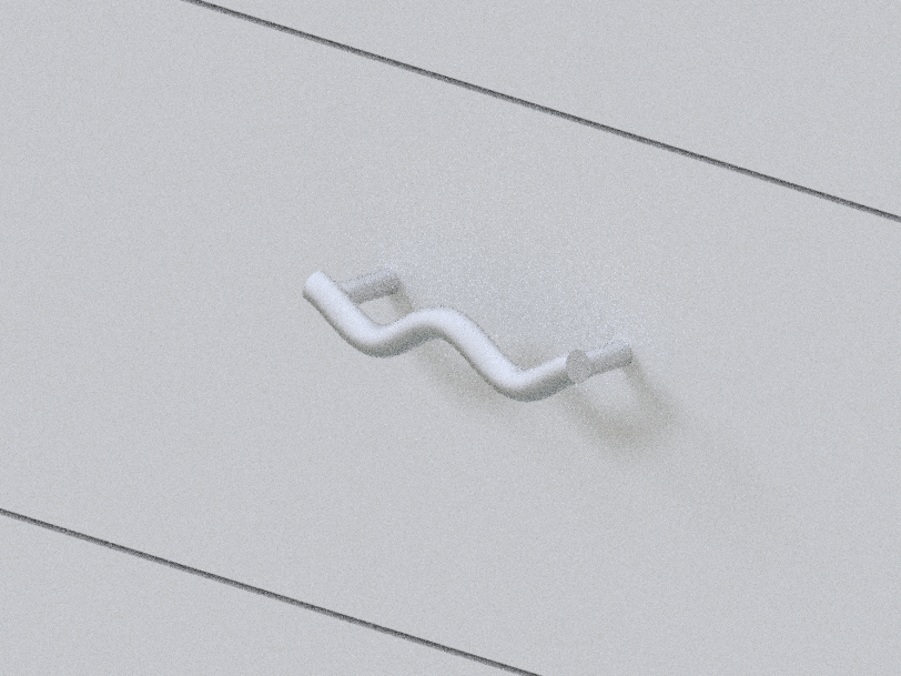 Wavy Drawer Cabinet Door Handle | 波浪形抽屉橱柜门拉手