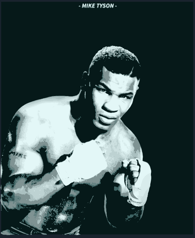 Mike Tyson Hueforge