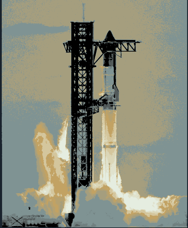 Starship Launch Hueforge