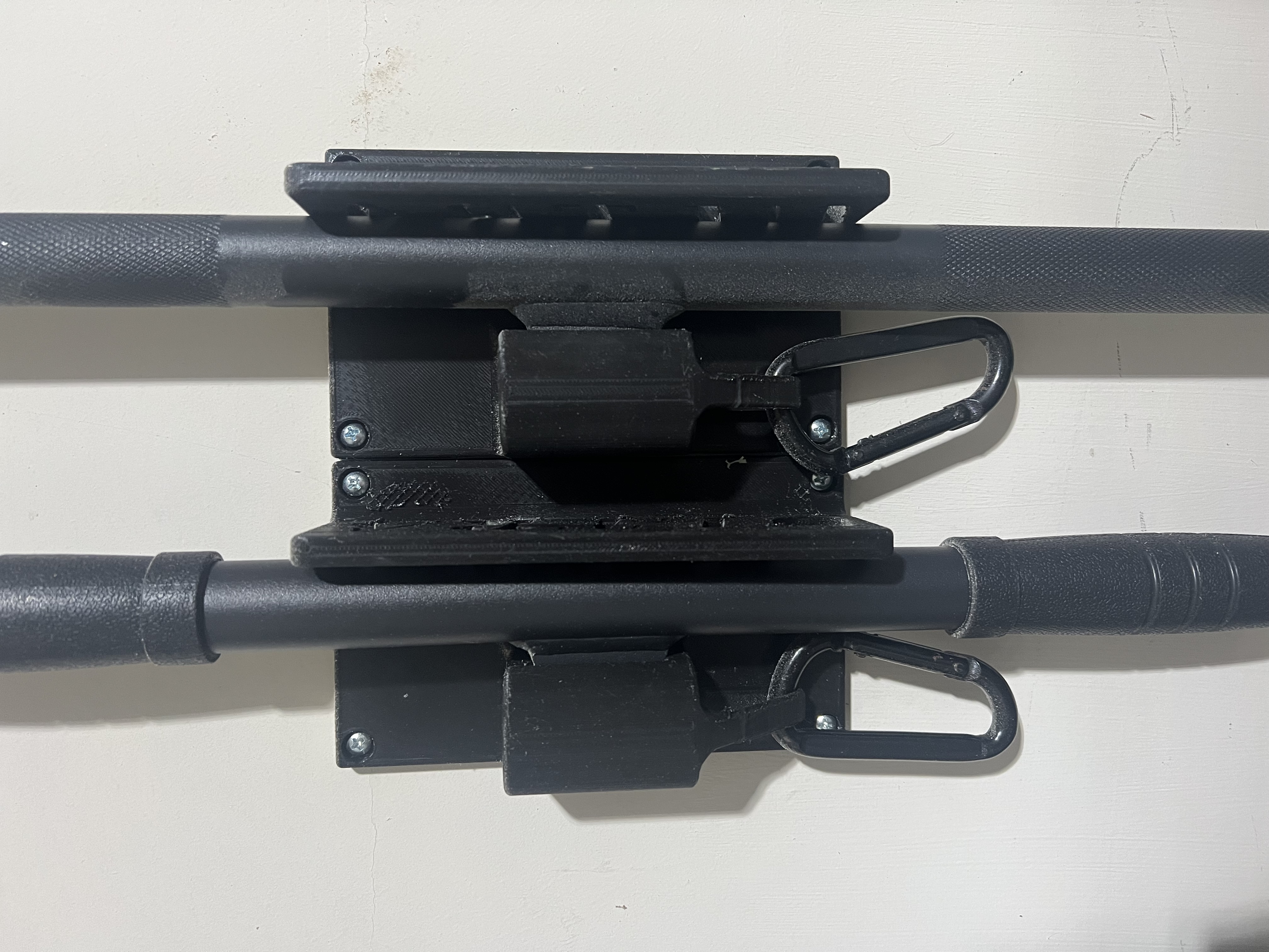 Lat Pull-Down Bar Holder Wall Mount