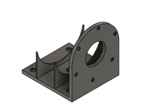 Mounting Plate for Golden Motor HPM-10KW BLDC