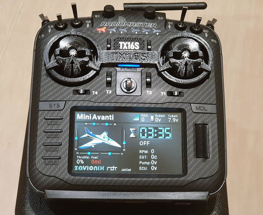 Radiomaster TX16S - Rotor Riot Gimbal Protector