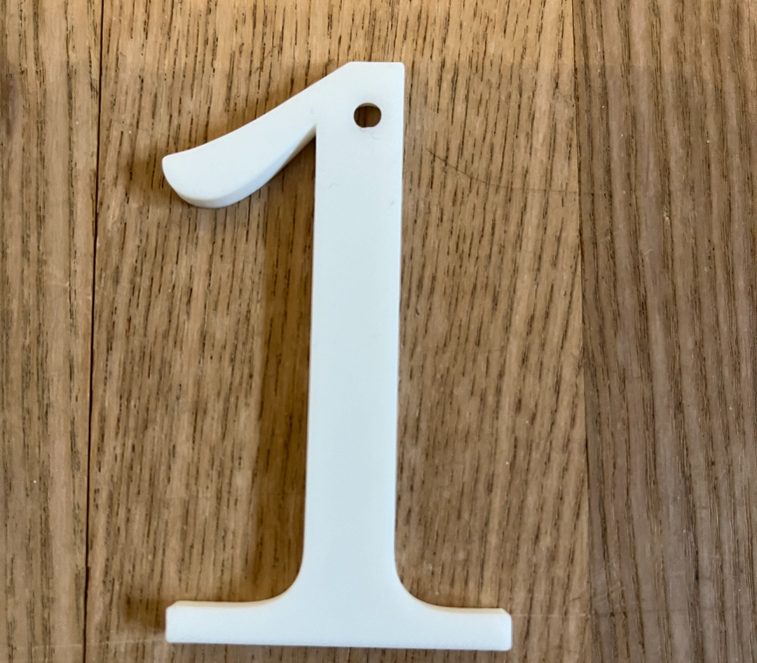 number 1
