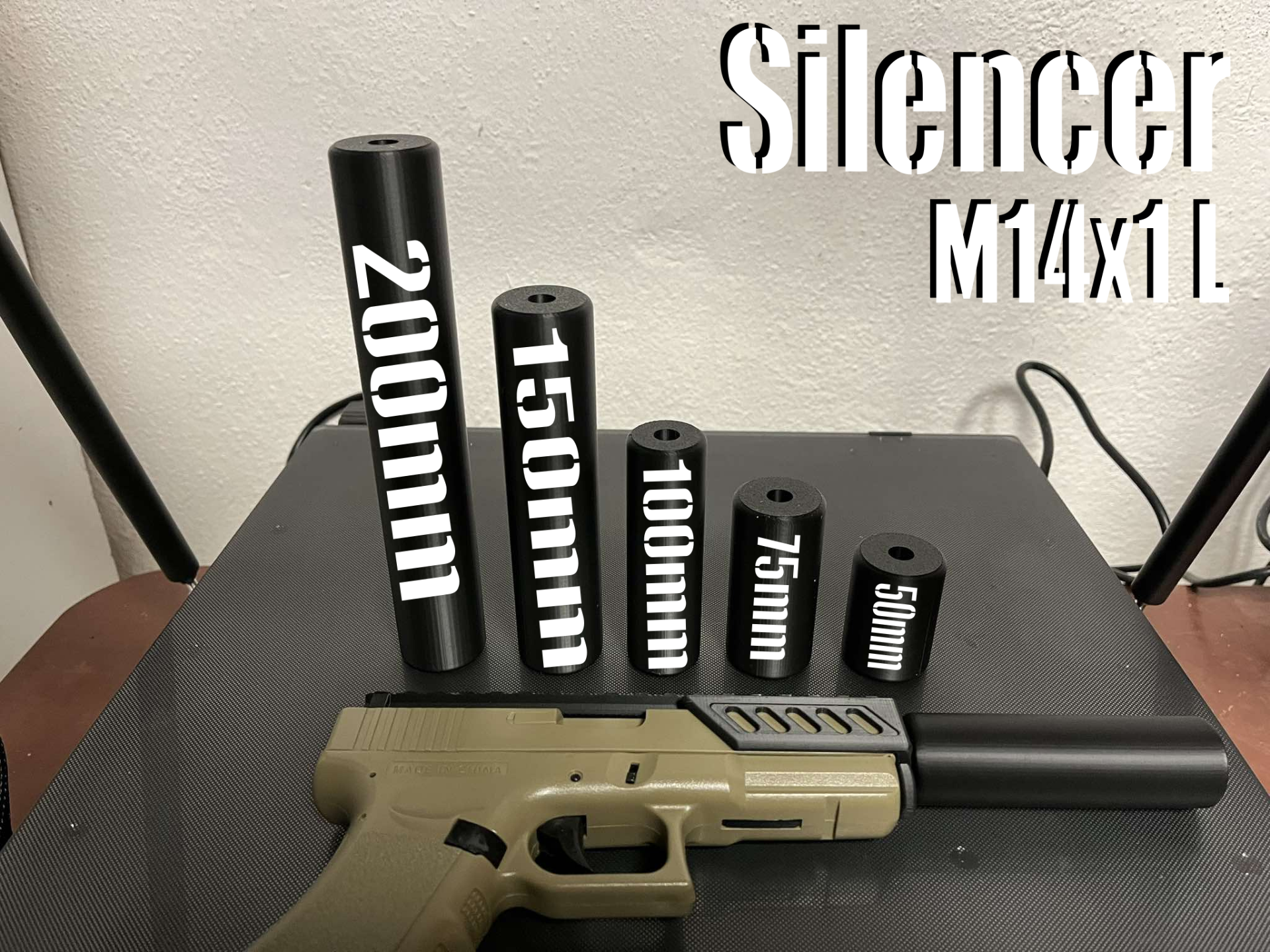 Airsoft Silencer smooth