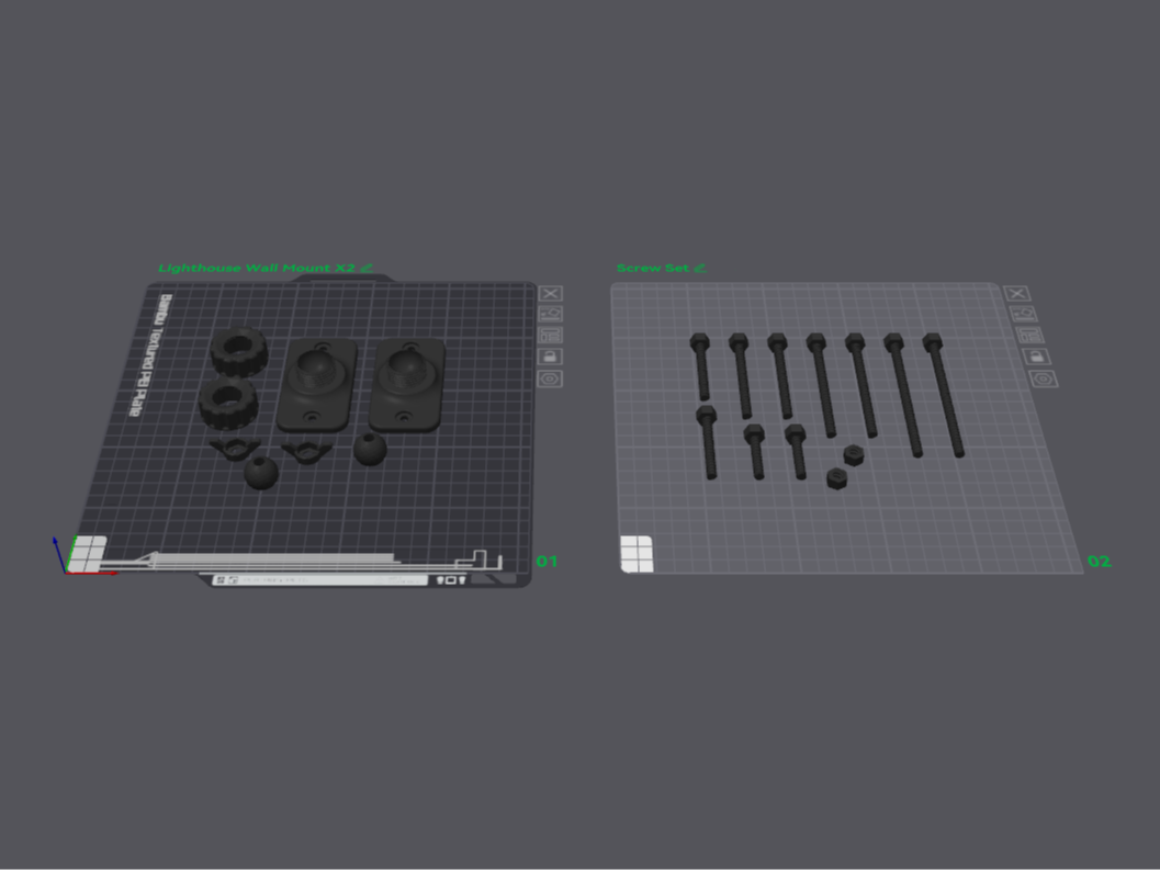 HTCVIVE-Wall Mount  Screw Set