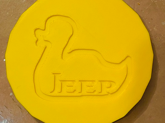 Jeep Duck coaster - disc