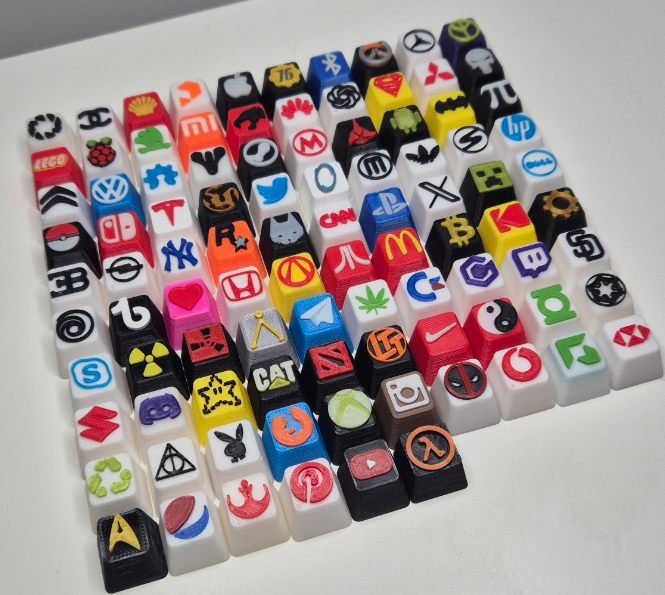CherryMX Keyboard Keycaps-Brand-Game-Symbol-Logo