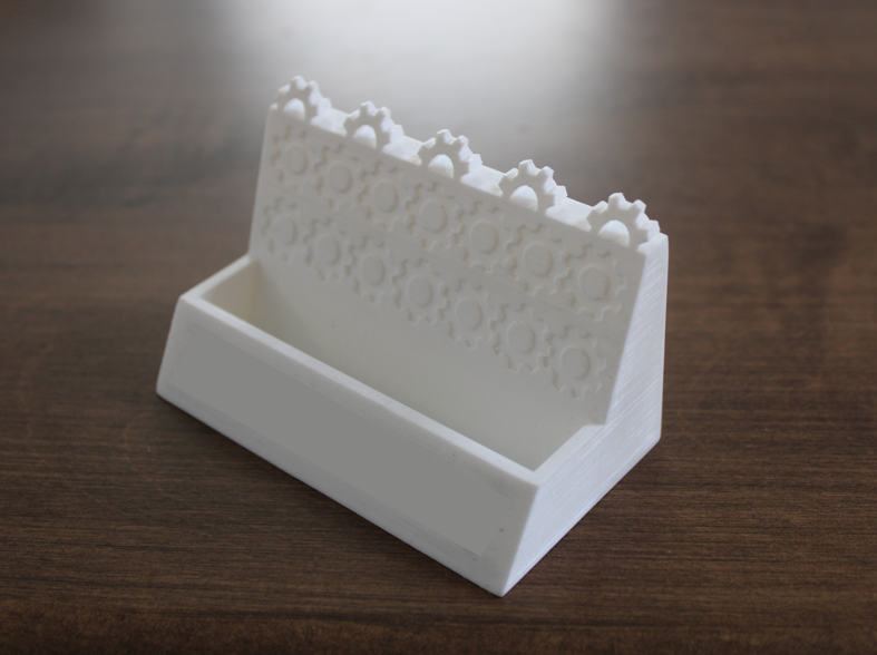 Gears Business Card Holder
