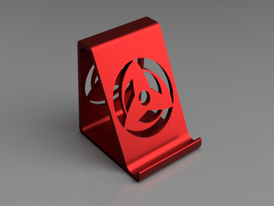 Smartphone stand holder with Kakashi Sharingan