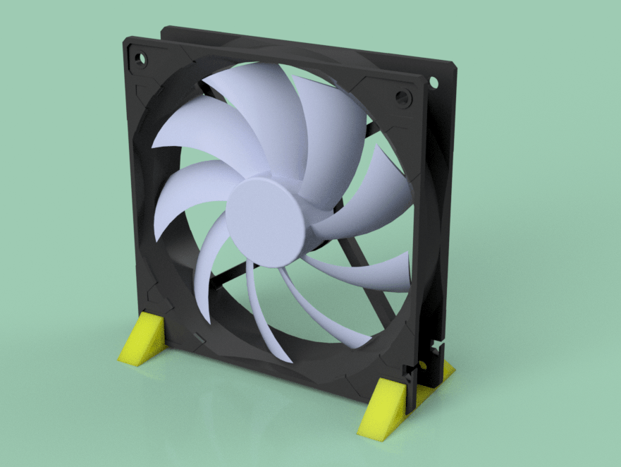 Case fan feet
