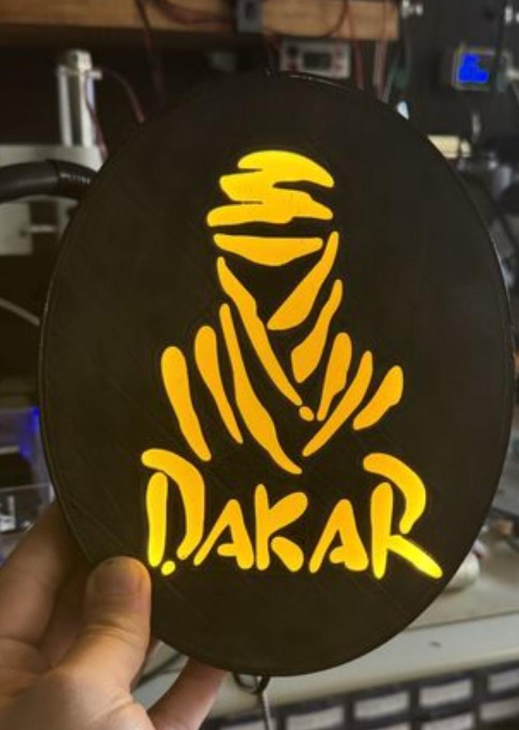 Dakar Logo Lightbox & Wall Decor