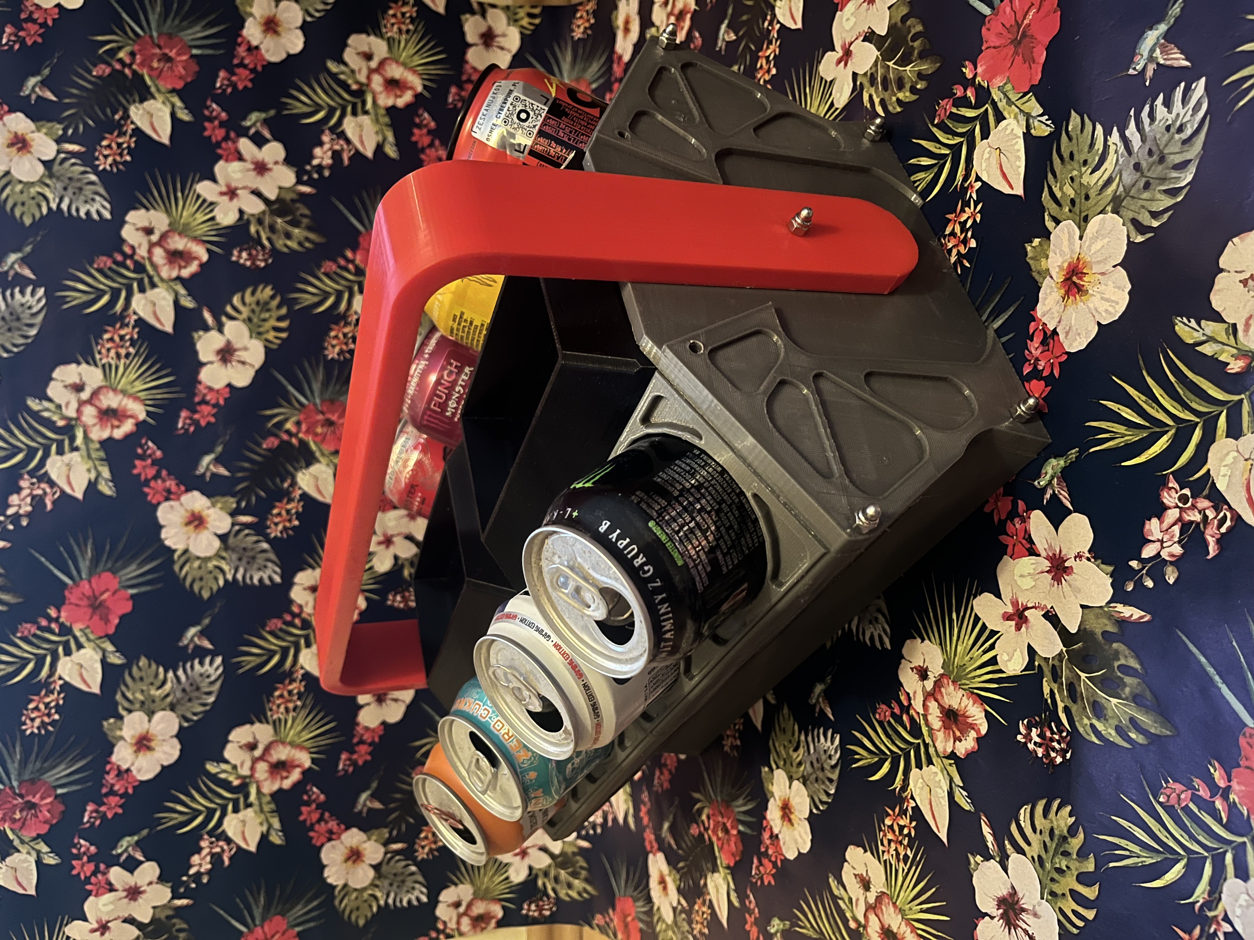 v8 engine for cooling cans. V8 engine  cans fridge