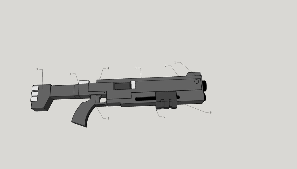 Accatran pattern Mk XI shotgun prop