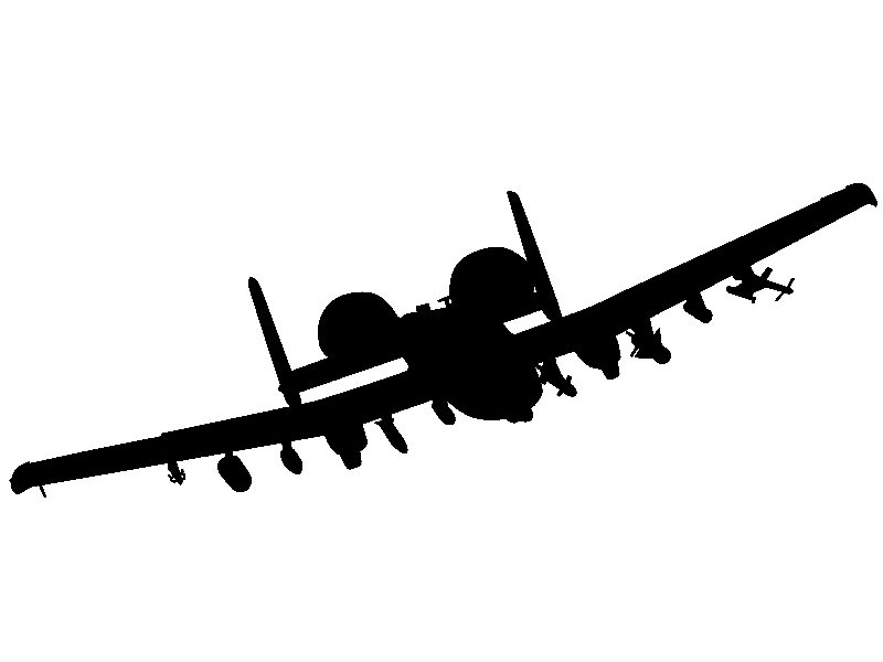 A10 Silhouette Wall Art